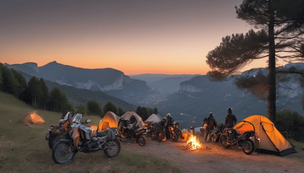 En route vers un camping motards inattendu dans le Vercors