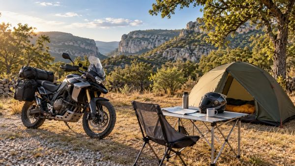 Le camping motard dans la Drôme, l’escapade inattendue