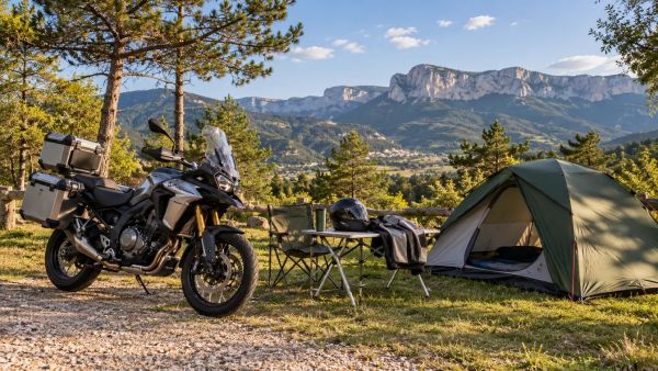 Où camper dans la Drôme en tant que motard